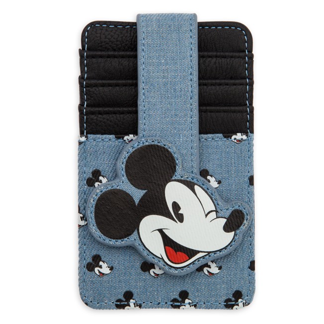 Mickey Mouse Denim Card Wallet