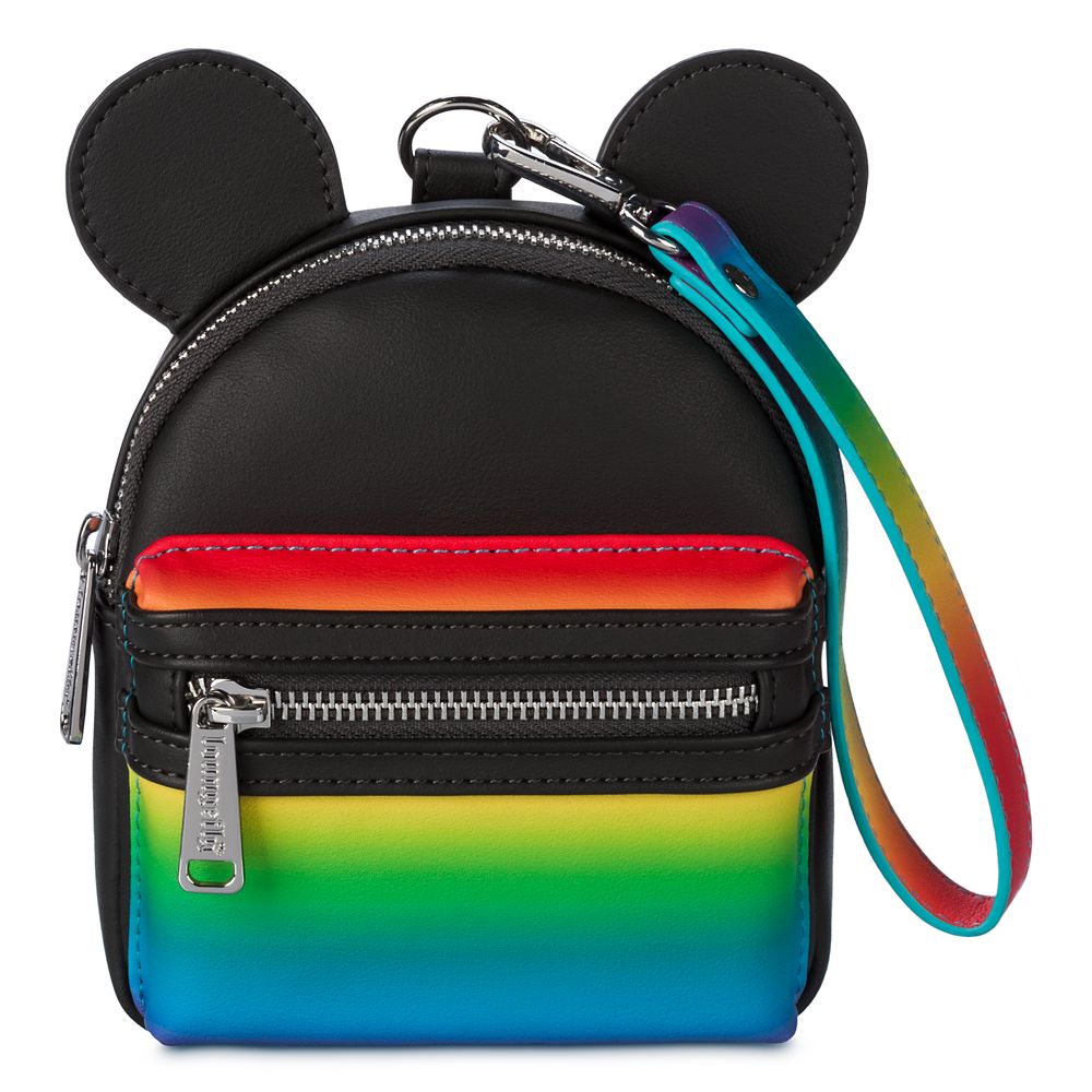 Disney Pride Collection Mickey Mouse Loungefly Wristlet now available