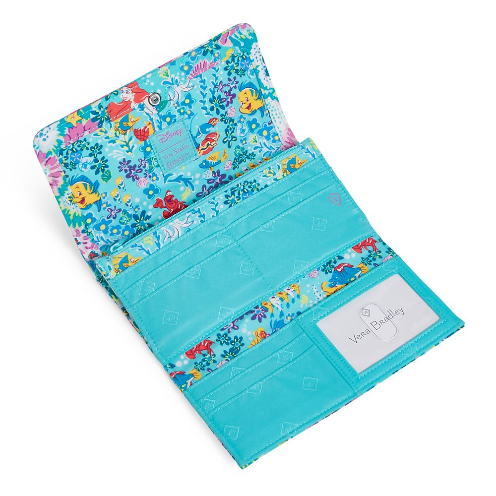 The Little Mermaid RFID Trifold Wallet by Vera Bradley