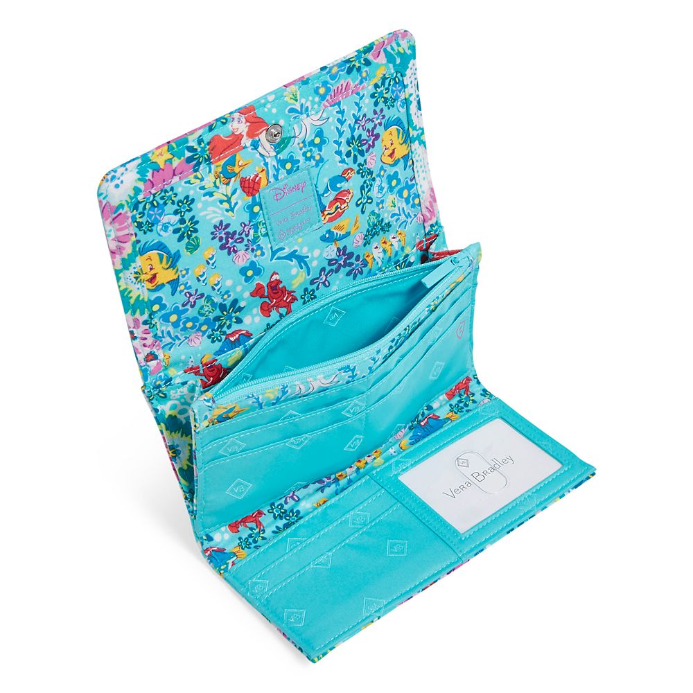 The Little Mermaid RFID Trifold Wallet by Vera Bradley