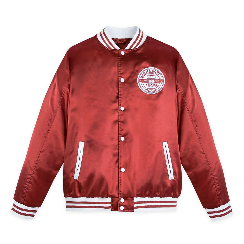 Marvel Comics 80th Anniversary Baseball Jacket for Adults