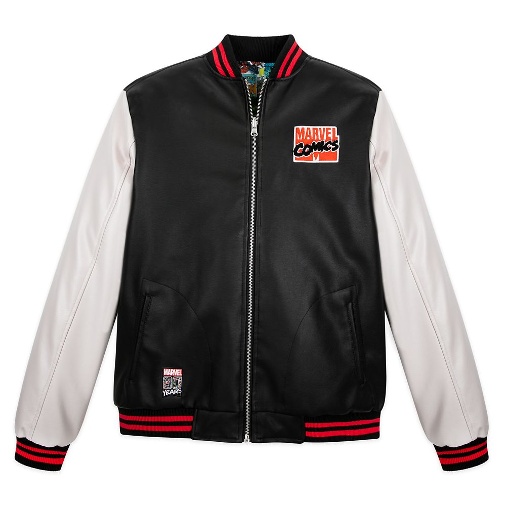 Marvel Comics 80th Anniversary Varsity Jacket for Kids | Marvel | shopDisney