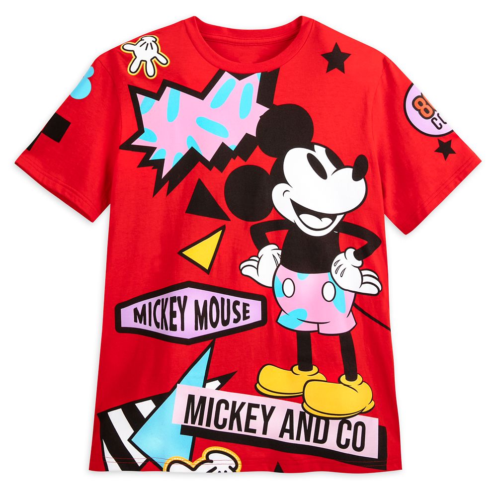 Mickey Mouse Retro Graphic T-Shirt for Adults  Mickey & Co. Official shopDisney