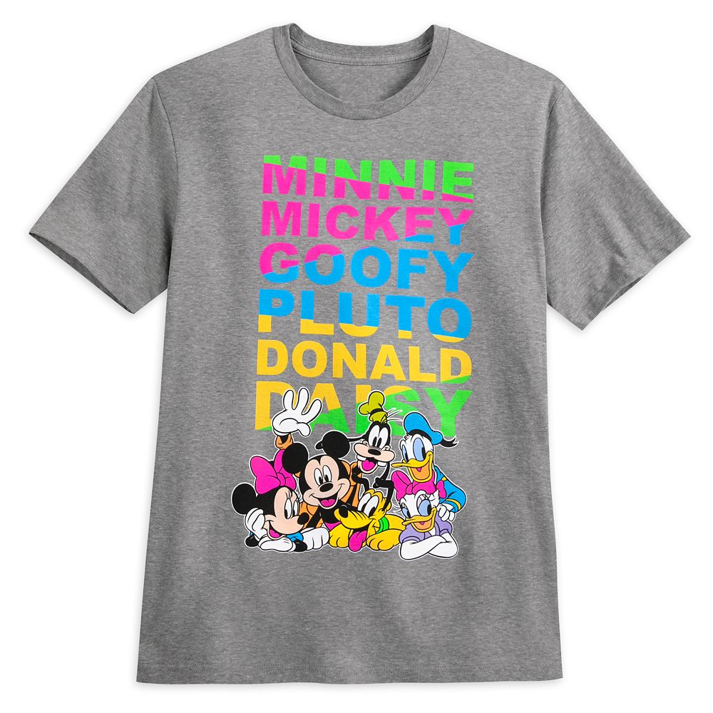 Mickey Mouse and Friends T-Shirt for Adults  Mickey & Co. Official shopDisney