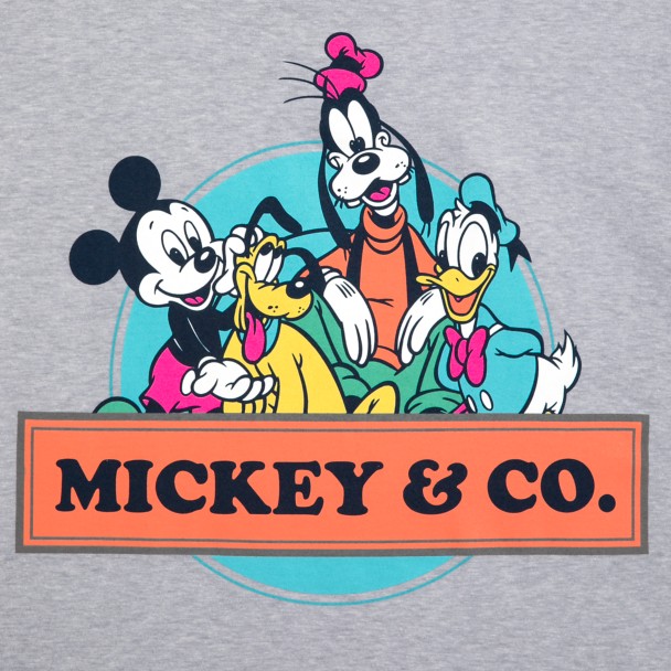 Mickey Mouse and Friends ''Mickey & Co.'' T-Shirt for Adults – Mickey & Co.