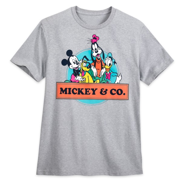 Mickey Mouse and Friends ''Mickey & Co.'' T-Shirt for Adults – Mickey & Co.