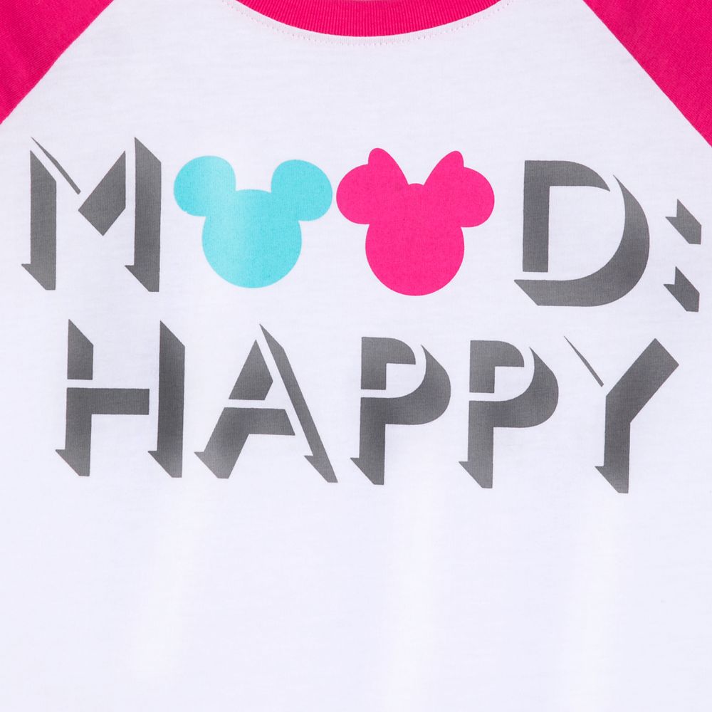 Mickey and Minnie Mouse Icon Raglan T-Shirt for Adults