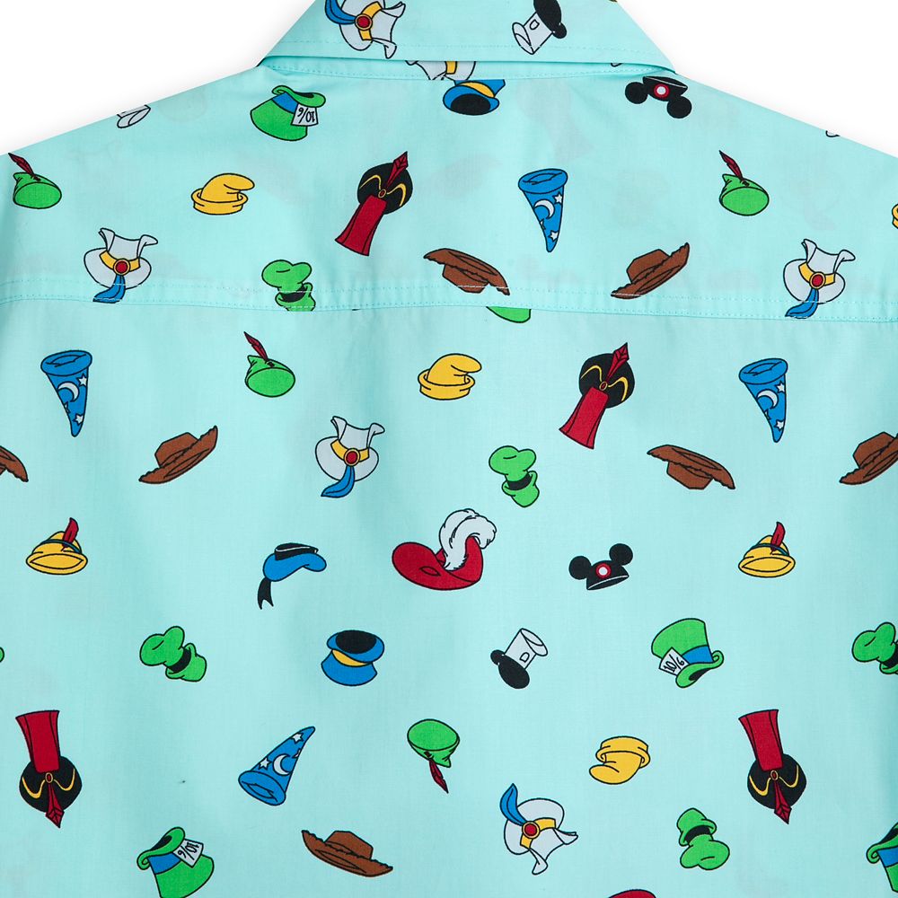 Disney Character Hats Woven Shirt for Men