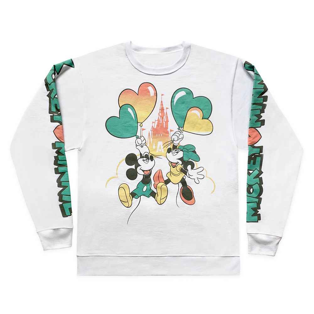 Mickey and Minnie Mouse Pullover Sweatshirt for Adults | shopDisney