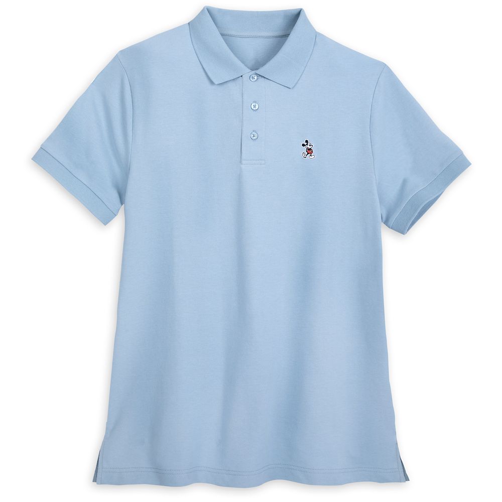 Mickey Mouse Polo Shirt for Adults – Sky Blue
