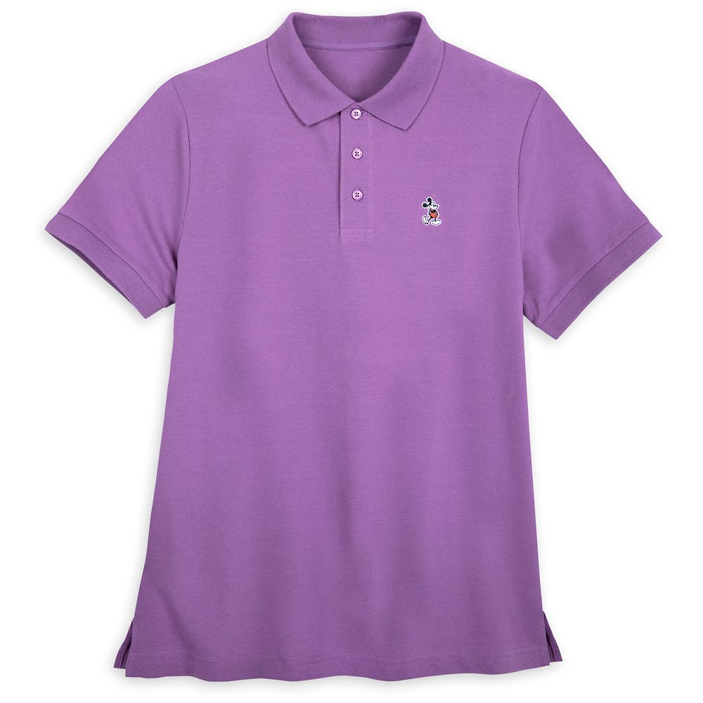 Mickey Mouse Polo Shirt for Adults – Purple