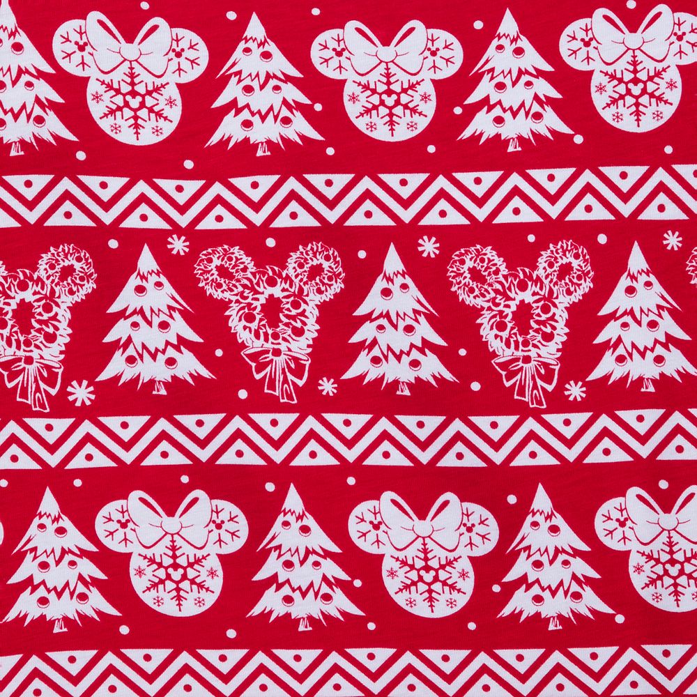 Mickey and Minnie Mouse Holiday Fashion Top for Women