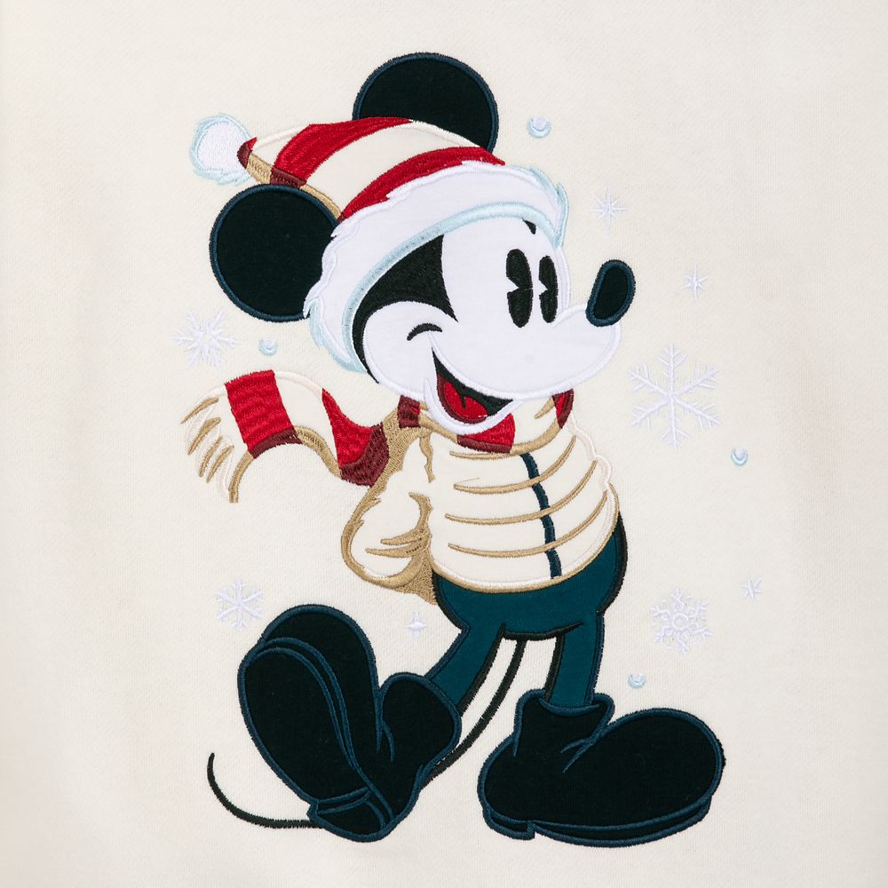 Mickey Mouse Holiday Zip-Up Hoodie for Women