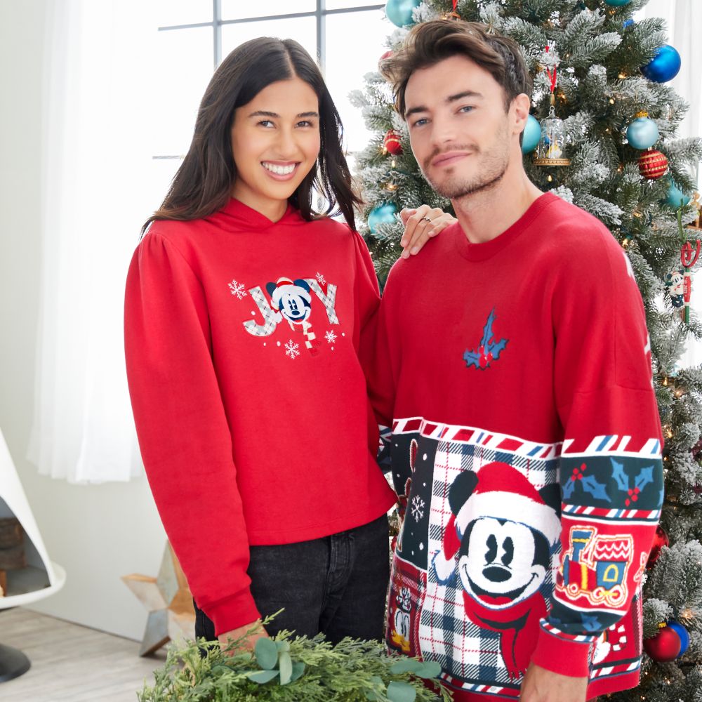 Mickey Mouse Holiday Pullover Hoodie for Women