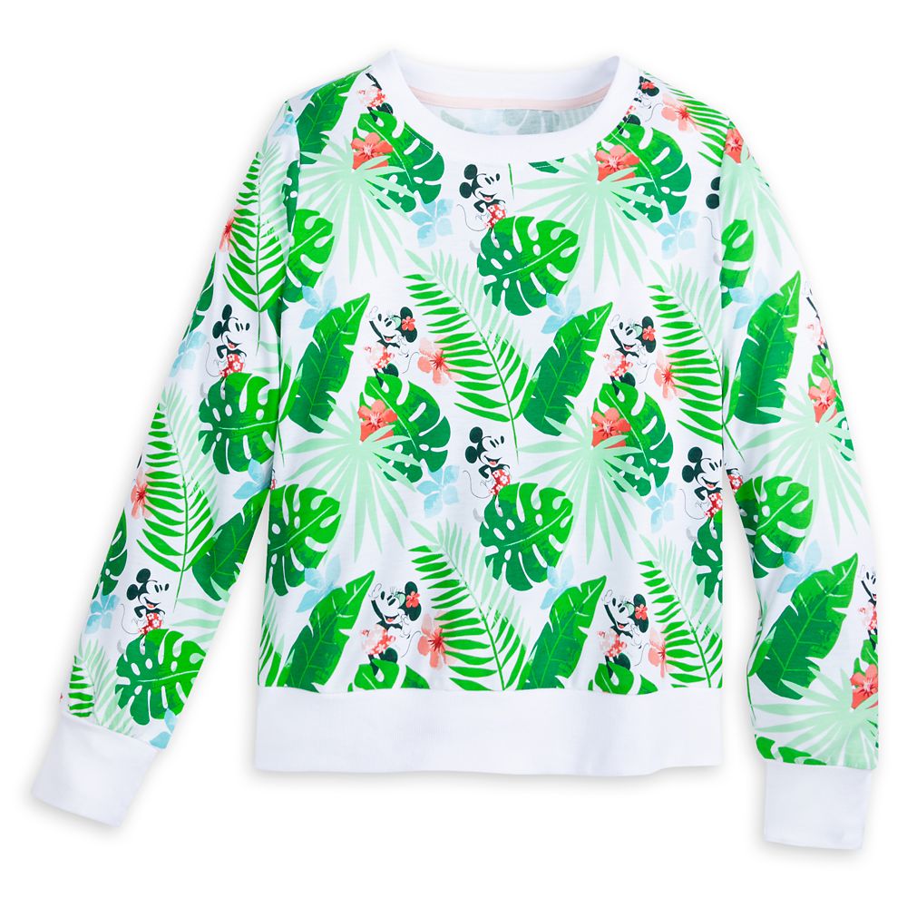 Mickey and Minnie Mouse Tropical Pullover for Women has hit the shelves for purchase