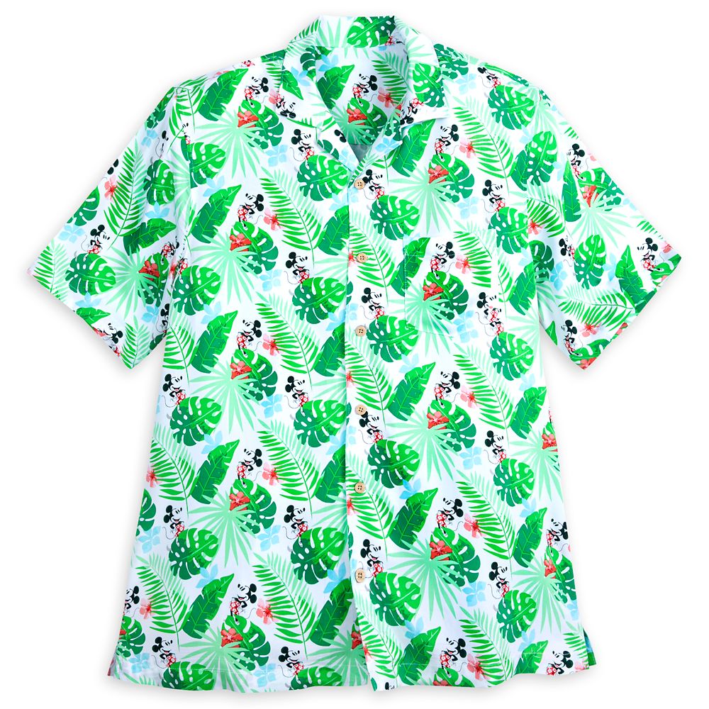 Mickey Mouse Tropical Woven Shirt for Adults