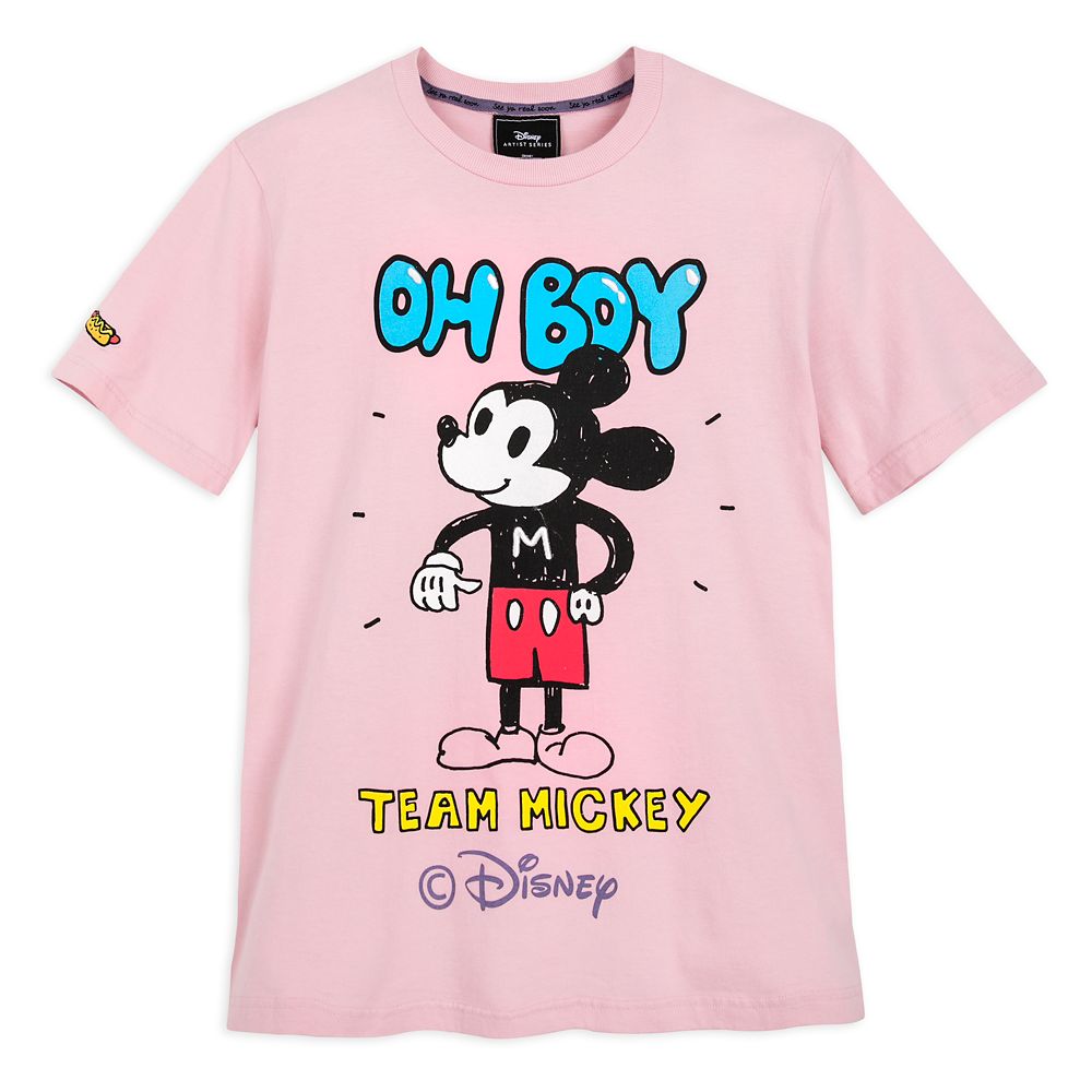 Mickey Mouse ''Oh Boy'' T-Shirt for Adults by Nanako Kanemitsu