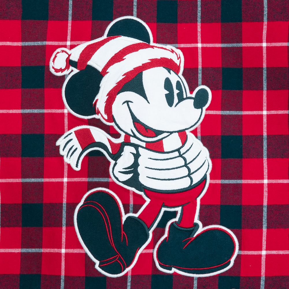 Mickey Mouse Holiday Woven Shirt for Men