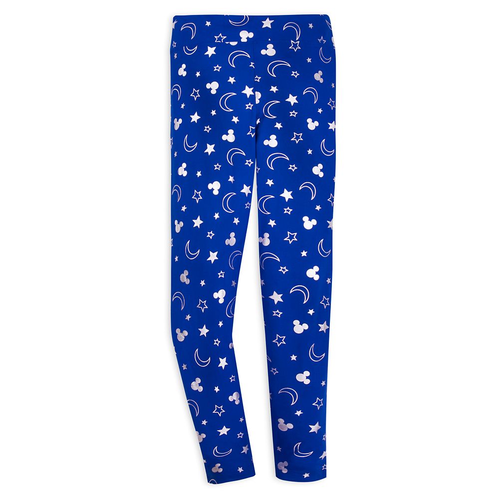 Mickey Mouse Leggings for Women – Wishes Come True Blue