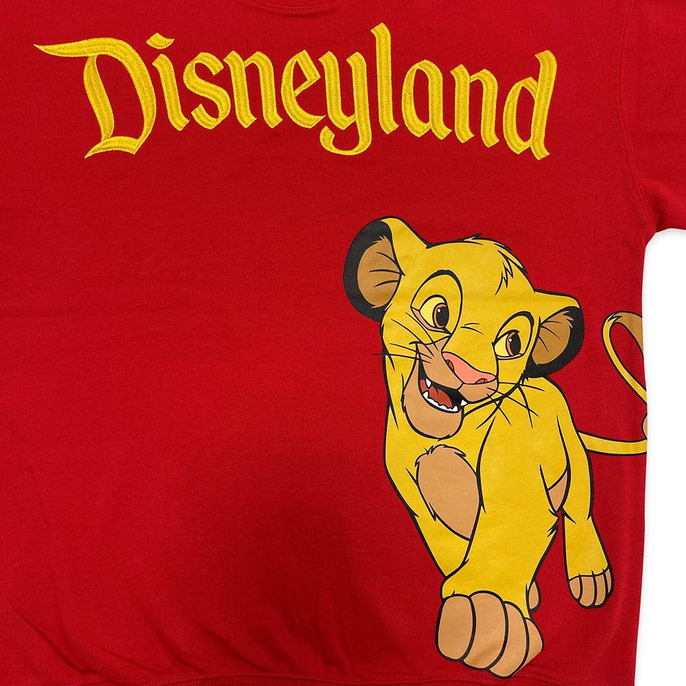 Simba and Nala Pullover Top for Adults &ndash; The Lion King &ndash; Disneyland