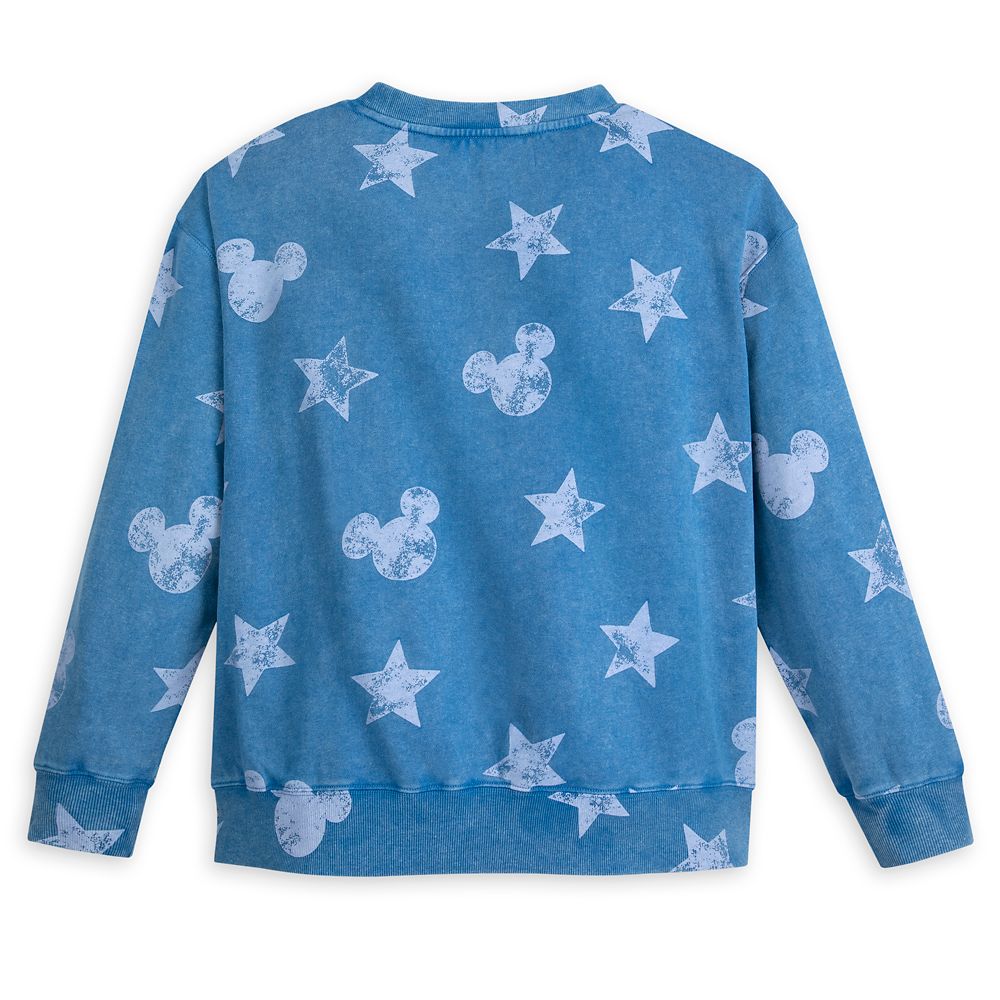 Mickey Mouse Icon Americana Pullover Sweatshirt for Women