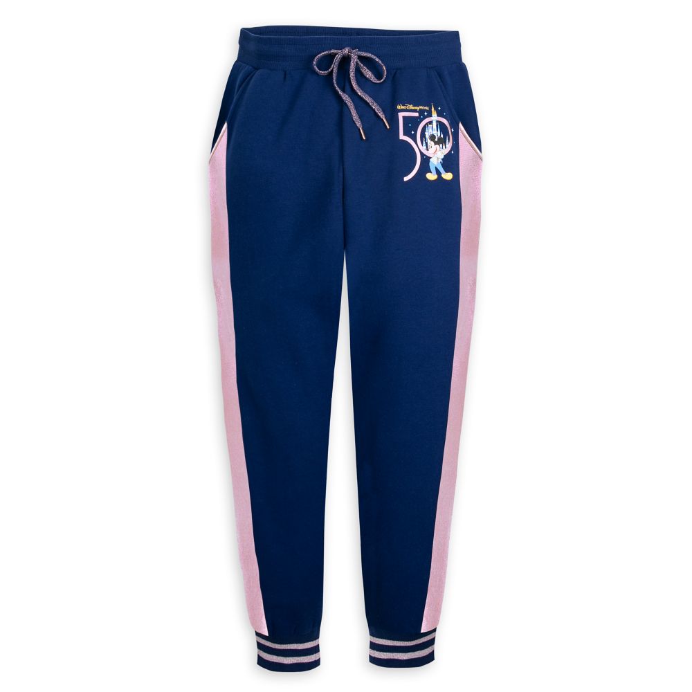 Mickey Mouse Jogger Pants for Women – Walt Disney World 50th Anniversary