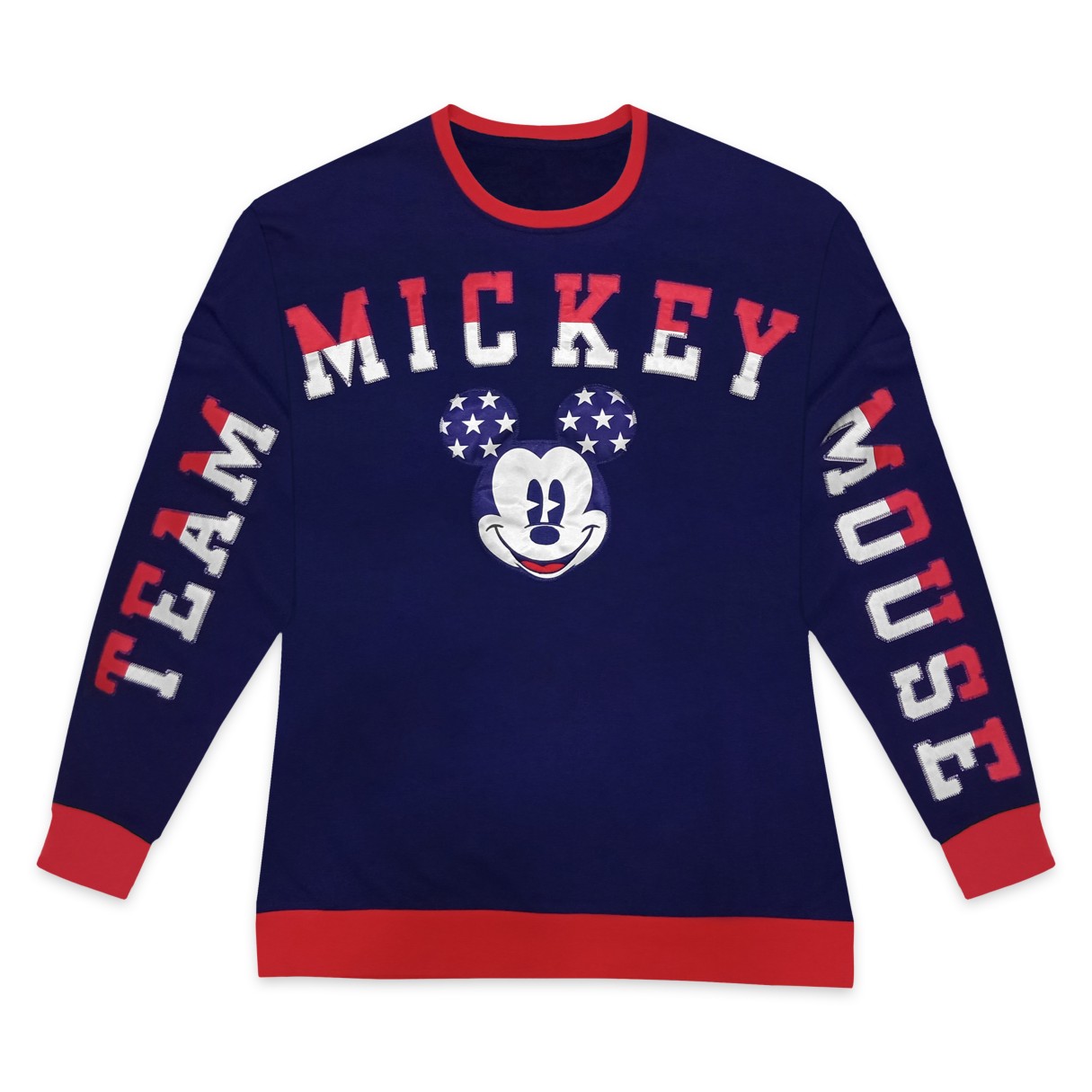 Mickey Mouse Americana Long Sleeve Pullover for Adults