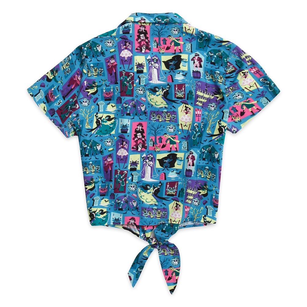 The Haunted Mansion Woven Camp Shirt for Women by Her Universe