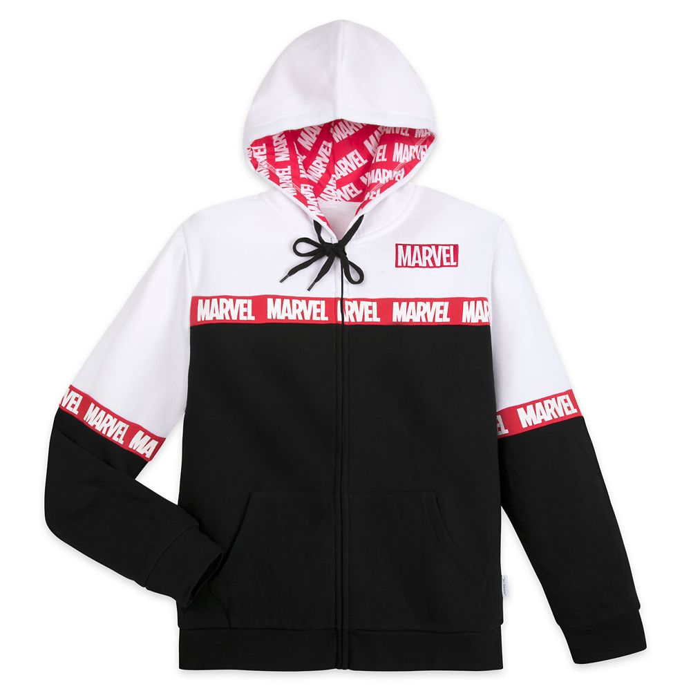 Marvel Logo Zip Hoodie for Men