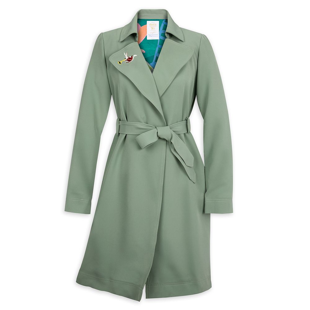 Alice in Wonderland by Mary Blair Trench Coat for Women by Her Universe – Pre-Order