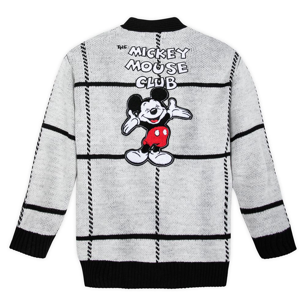 Mickey Mouse Club Grayscale Sweater for Women