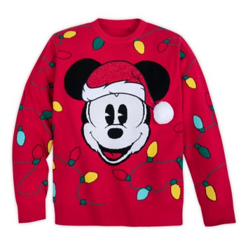 Details about   NEW Disney Store Minnie Mouse Holiday Sweater Pullover Baby Toddler Girls Red 