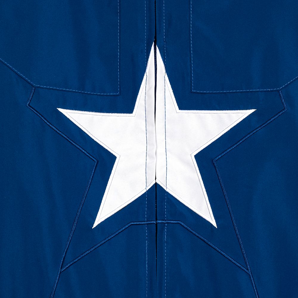 Captain America Costume Zip Hoodie for Adults