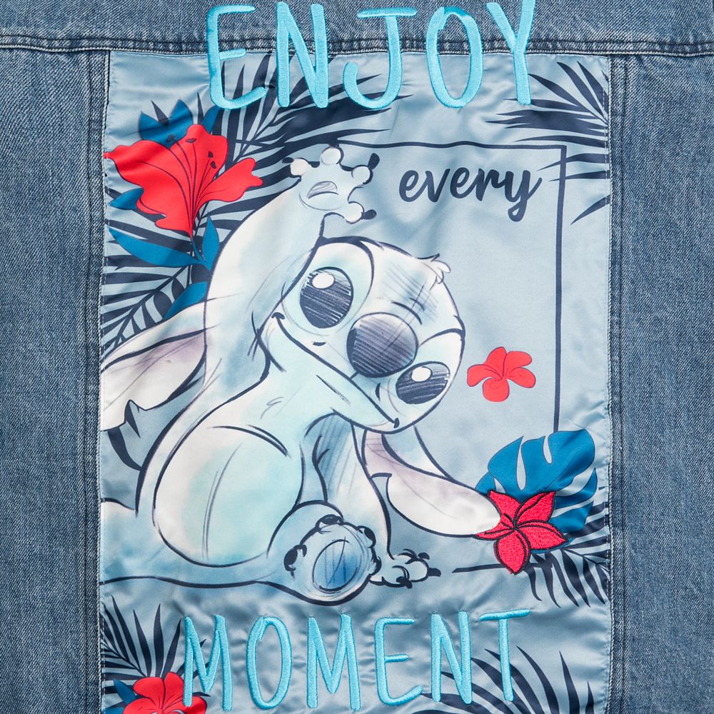 Stitch Denim Jacket for Adults – Disneyland Paris