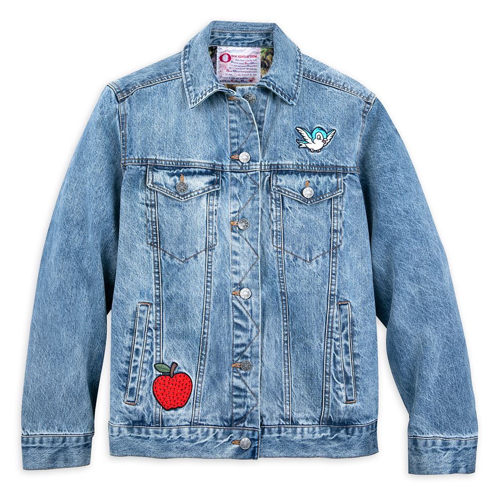 Snow White Denim Jacket for Women