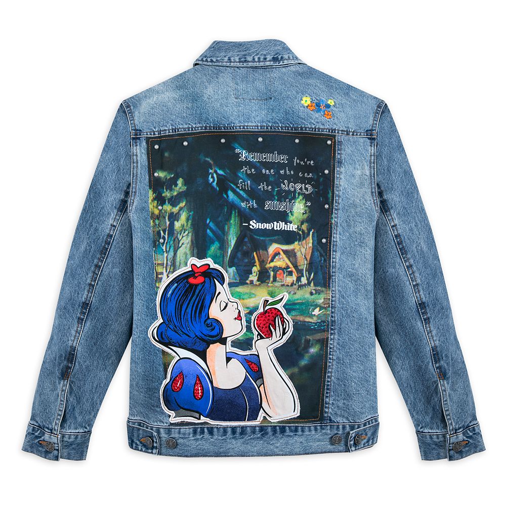 Snow White Denim Jacket for Women