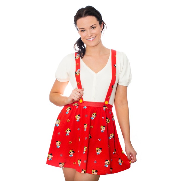 Pinocchio Suspender Skirt for Women by Cakeworthy