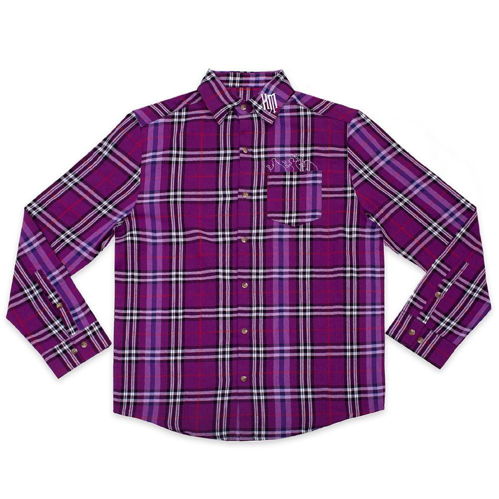 The Hitchhiking Ghosts Flannel Shirt for Adults by Cakeworthy – The Haunted Mansion