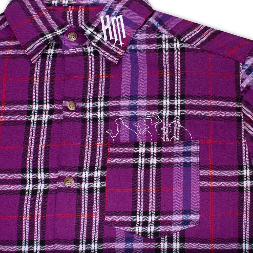 The Hitchhiking Ghosts Flannel Shirt for Adults by Cakeworthy – The Haunted Mansion