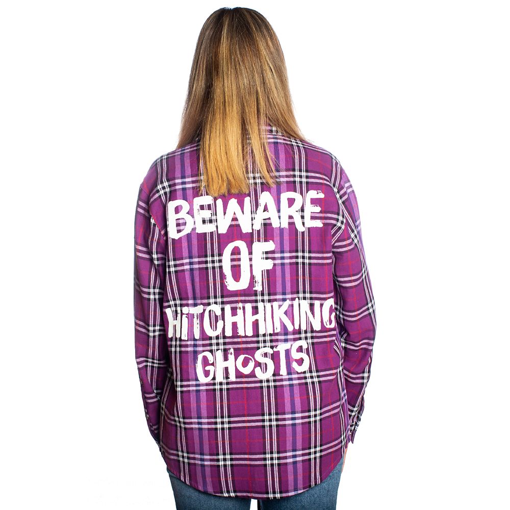 The Hitchhiking Ghosts Flannel Shirt for Adults by Cakeworthy – The Haunted Mansion