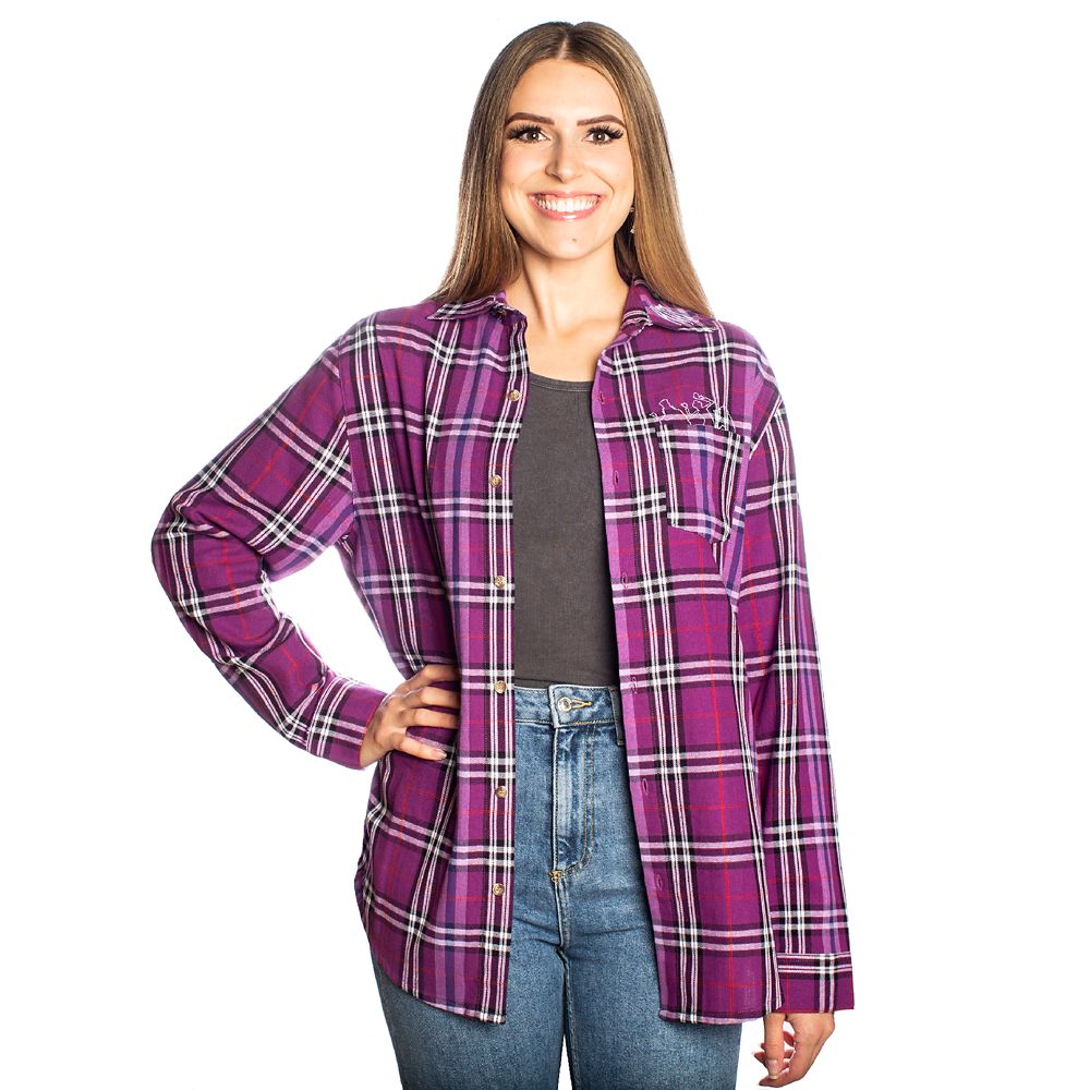 The Hitchhiking Ghosts Flannel Shirt for Adults by Cakeworthy – The Haunted Mansion