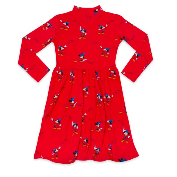 Sorcerer Mickey Mouse Mock Neck Dress for Women by Cakeworthy – Fantasia