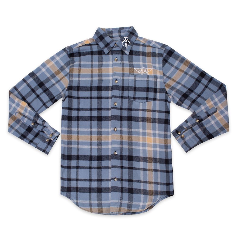 Star Wars: The Mandalorian Flannel Shirt for Adults by Cakeworthy