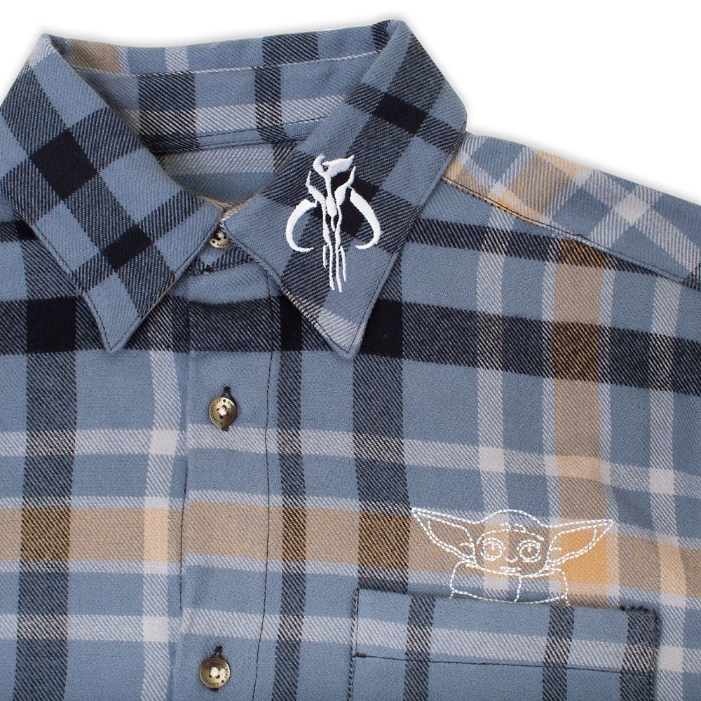 Star Wars: The Mandalorian Flannel Shirt for Adults by Cakeworthy