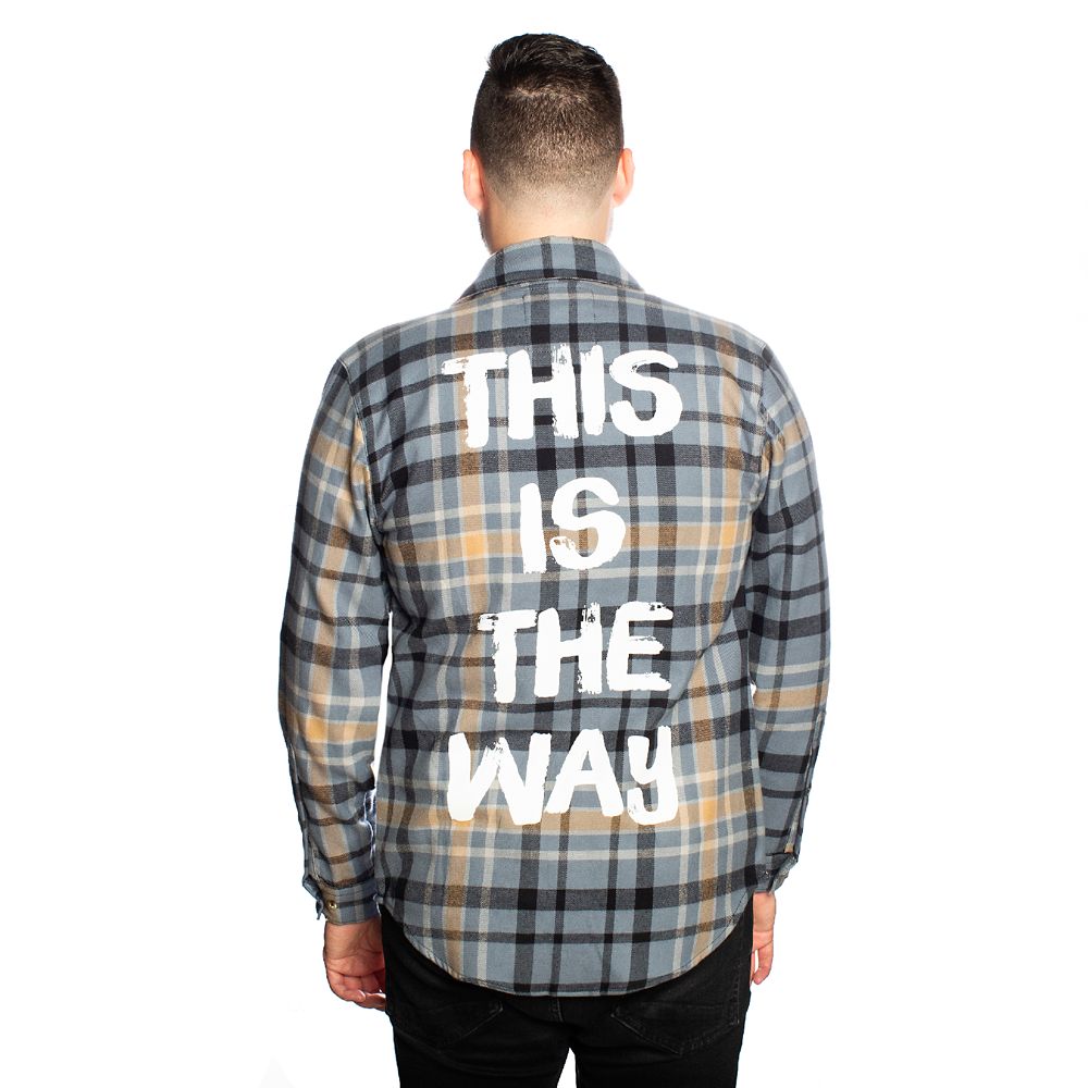 Star Wars: The Mandalorian Flannel Shirt for Adults by Cakeworthy
