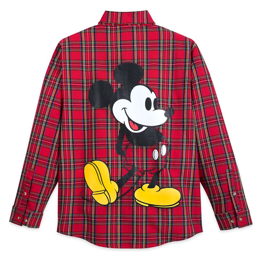 mickey mouse flannel shirt