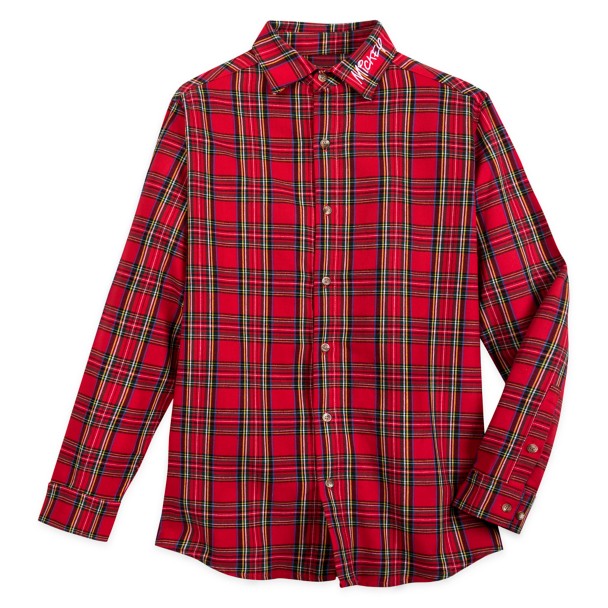 Mickey Mouse Flannel Shirt for Adults by Cakeworthy | Disney Store