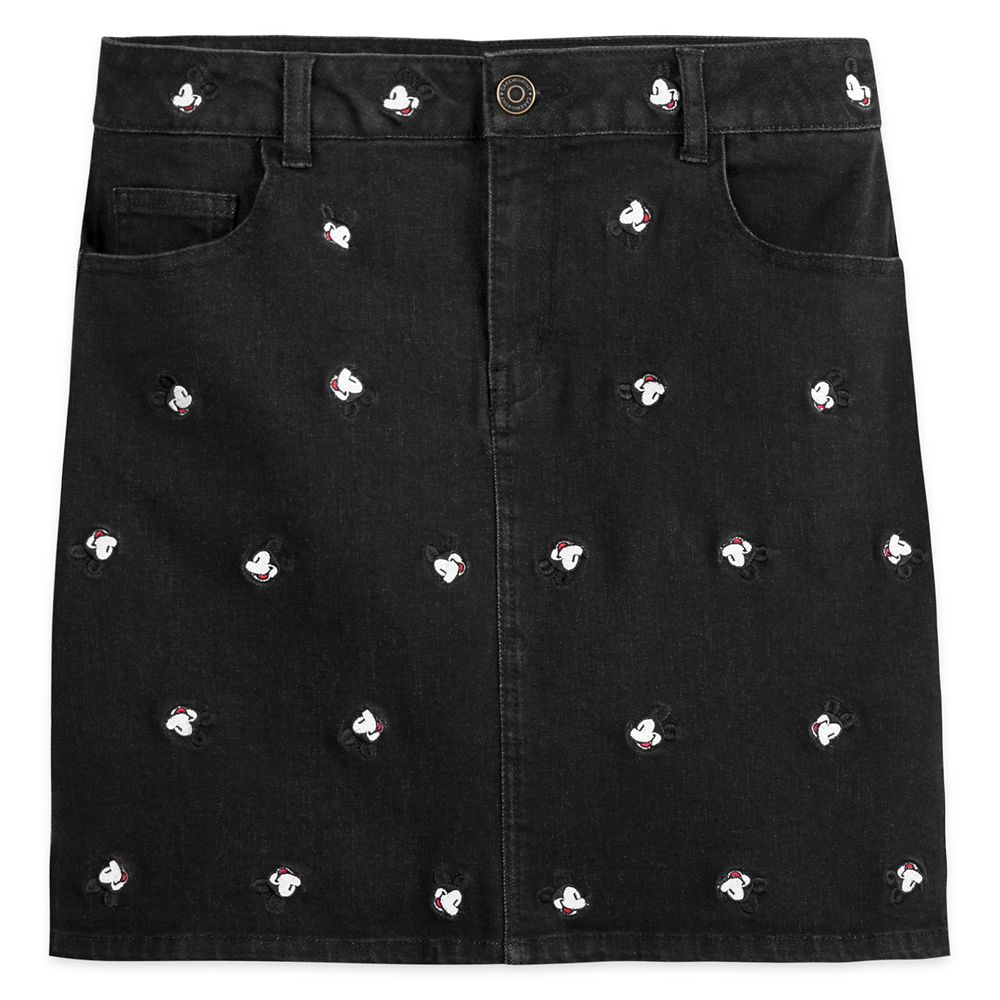 Mickey Mouse Denim Skirt for Women by Cakeworthy