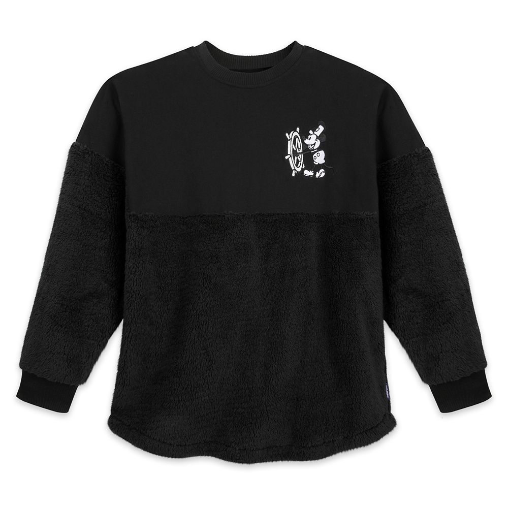 Mickey Mouse Steamboat Willie Grayscale Spirit Jersey for Adults
