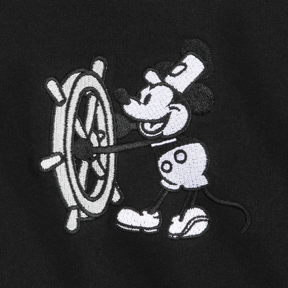 Mickey Mouse Steamboat Willie Grayscale Spirit Jersey for Adults